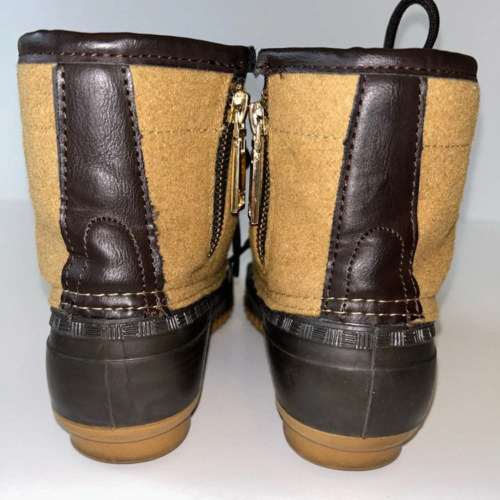 Tommy Hilfiger “Roan” women’s duck boots, waterproof,‎ rubber/felt upper- sz 6